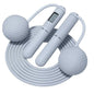 2-in-1 Smart Digital Weighted Jump Rope with LED Display Counter Cordless Skipping Rope Adjustable PVC Steel Wire Anti-Slip Handle for Adult Indoor Outdoor Cardio Workout Home Gym Fitness Training Portable Exercise Equipment