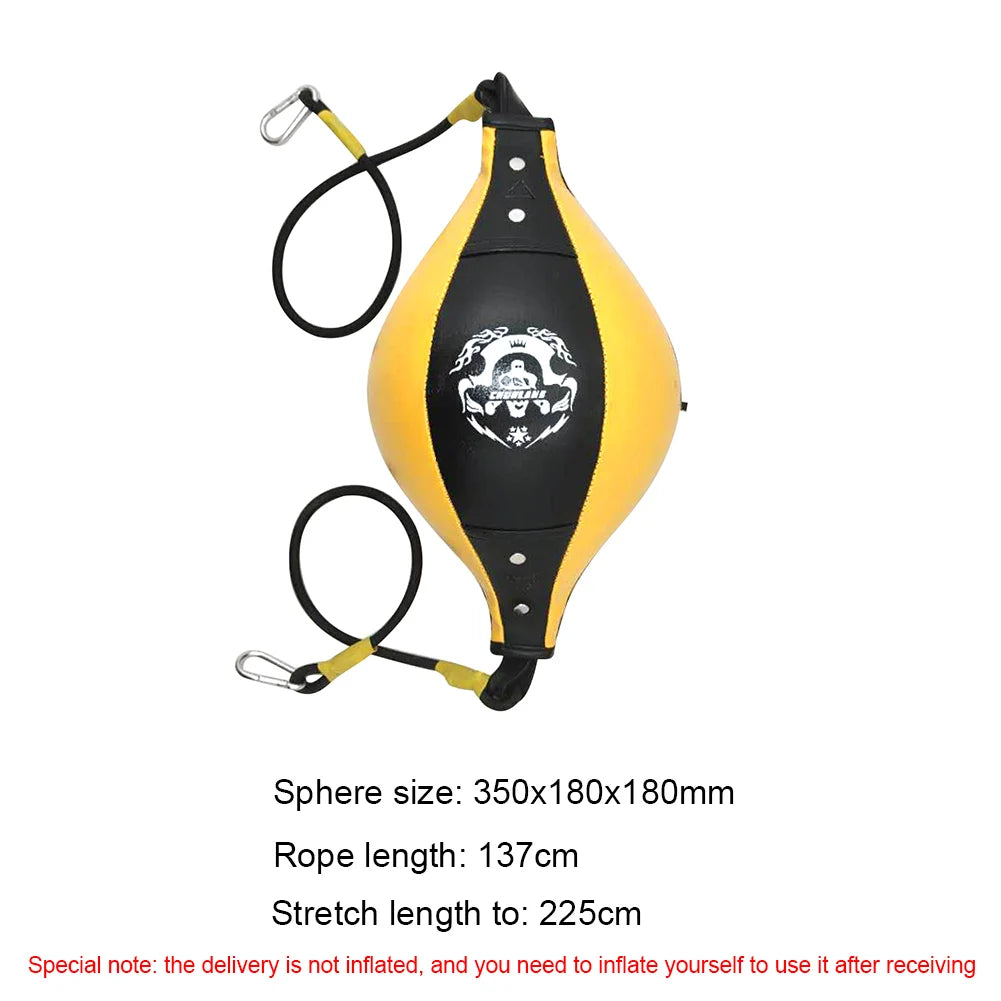 Boxing Punching Ball Training Reaction Speed Balls PU Leather Training Hanging Swivel Speedball Home Gym Fitness Sport Equipment