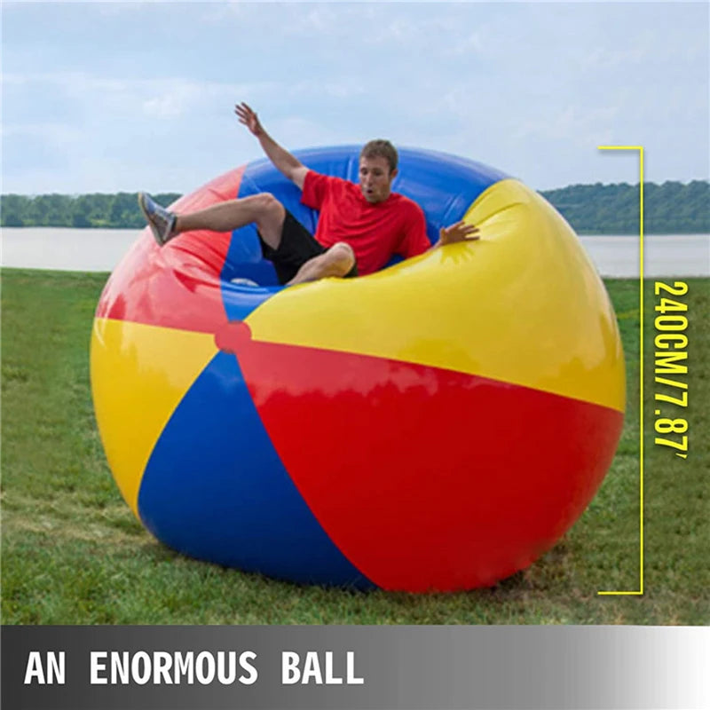2025 nuevos juguetes divertidos piscina inflable gigante playa pelota deportiva de PVC engrosada juegos acuáticos al aire libre juguete de fiesta regalos de cumpleaños para niños