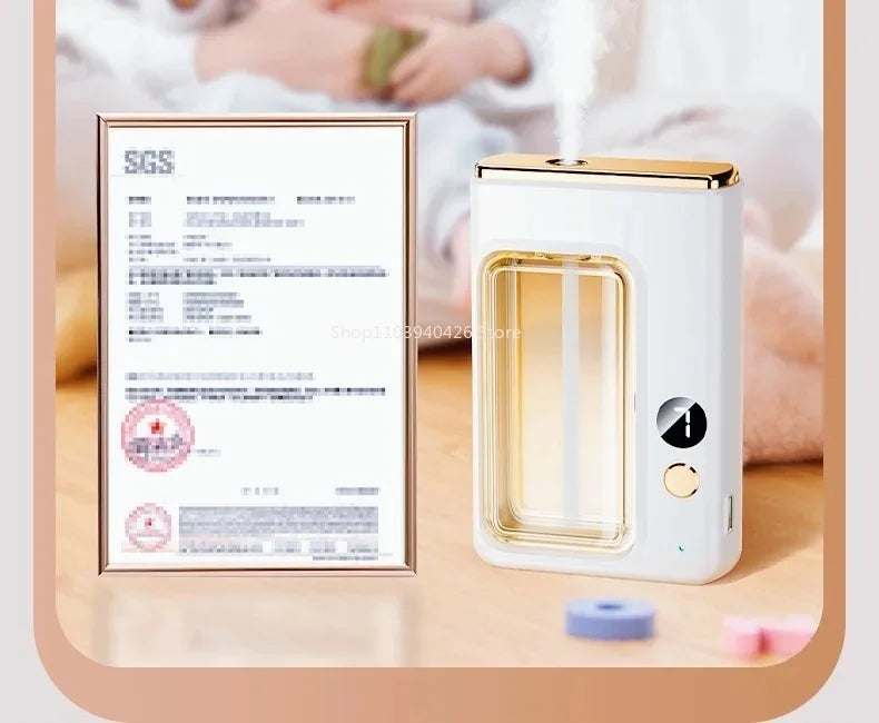 7-Speed Adjustable Digital Display Aromatherapy Diffuser Jasmine Shangri-La Hilton Scent Deodorizer for Bedroom Office Toilet