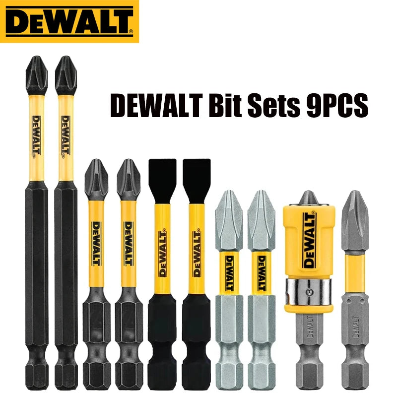 DEWALT PH2 SL8 Philips Slotted Drill Bits Series 10X 20X 89MM 63.5MM 57MM 50MM 25MM Original Screwdriver Batch Header