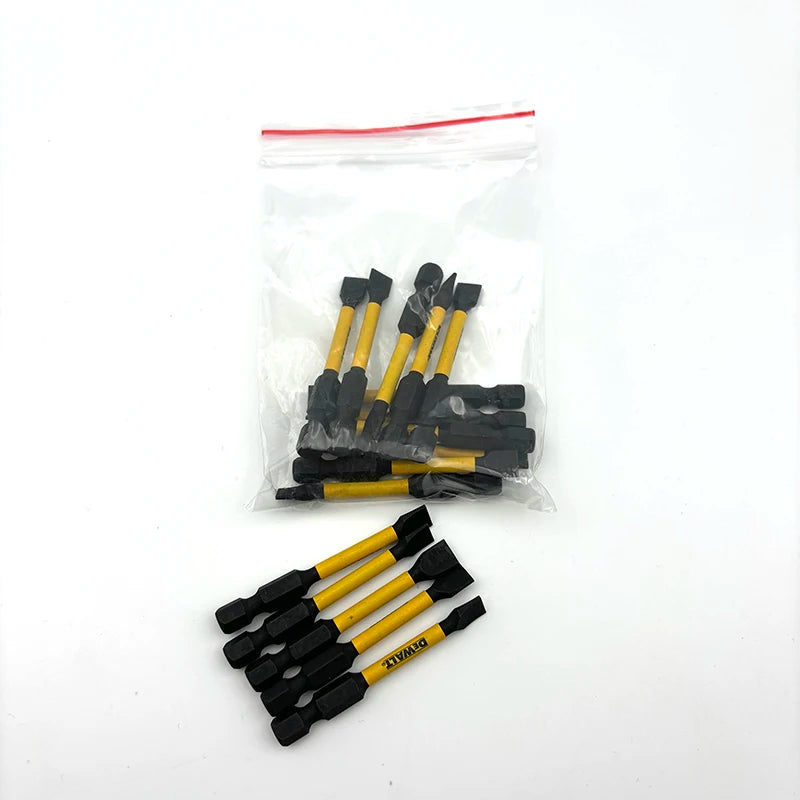 DEWALT PH2 SL8 Philips Slotted Drill Bits Series 10X 20X 89MM 63.5MM 57MM 50MM 25MM Original Screwdriver Batch Header