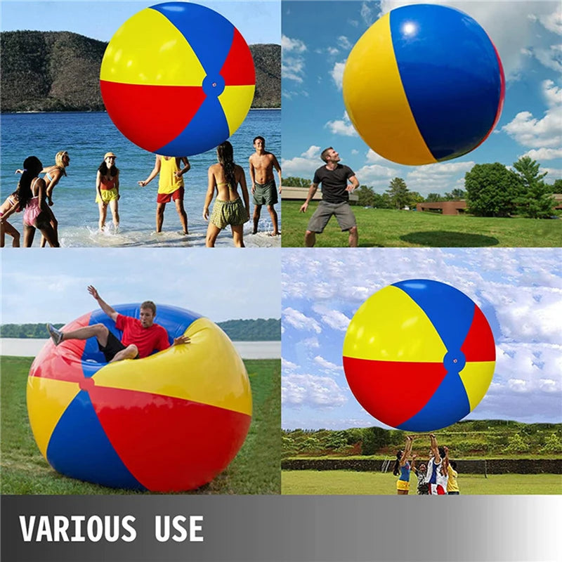 2025 nuevos juguetes divertidos piscina inflable gigante playa pelota deportiva de PVC engrosada juegos acuáticos al aire libre juguete de fiesta regalos de cumpleaños para niños