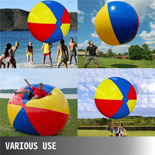 2025 nuevos juguetes divertidos piscina inflable gigante playa pelota deportiva de PVC engrosada juegos acuáticos al aire libre juguete de fiesta regalos de cumpleaños para niños