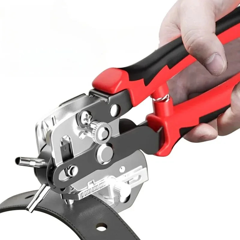 New Design Eyelet Puncher DIY Tool for Watch Straps, Leather Belts, and Household Leathercraft Hole Punch Pliers