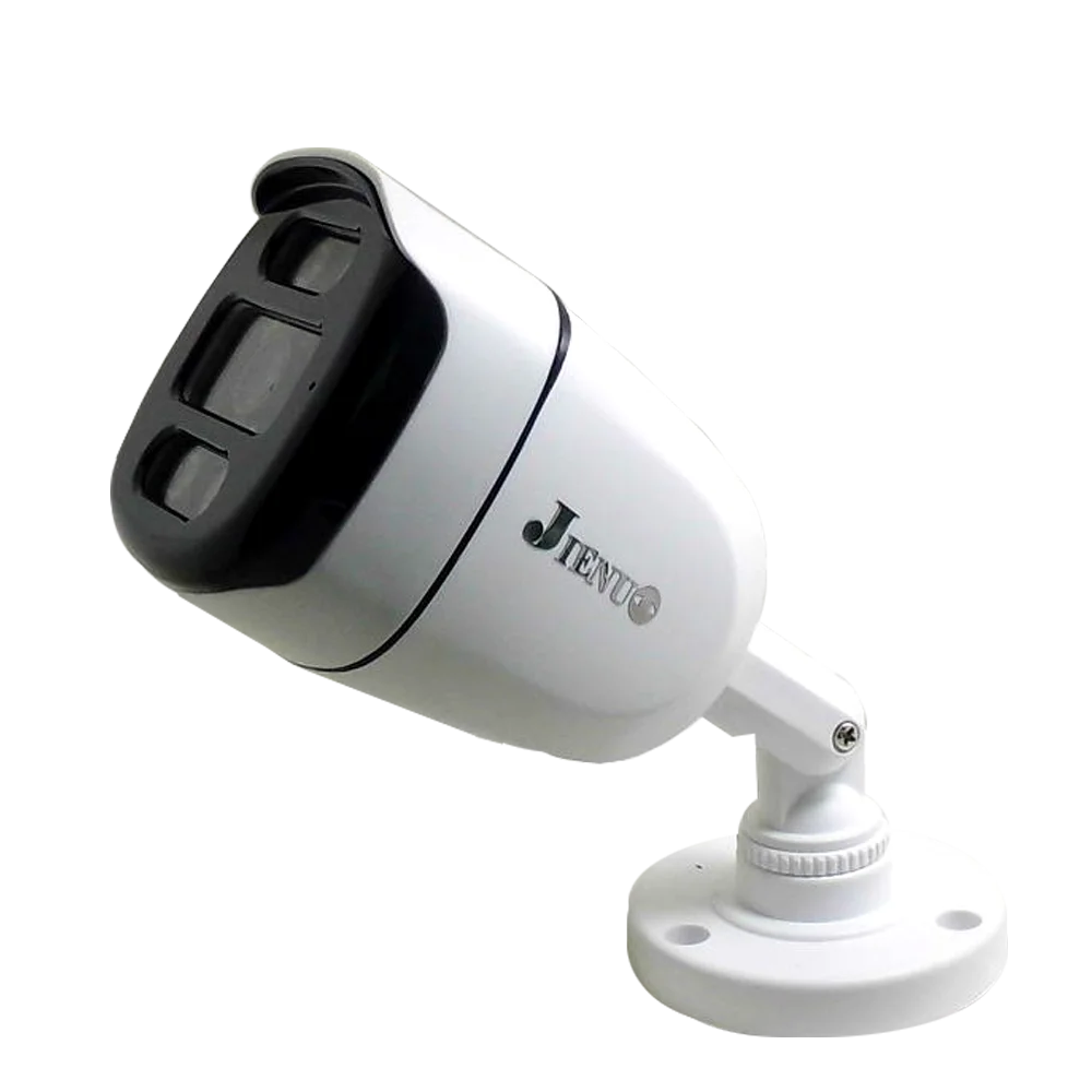 JIENUO-cámara de seguridad CCTV 4K HD AHD, sistema de vigilancia, 1080P, 5MP, impermeable, visión nocturna infrarroja, TVI, para el hogar