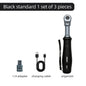 USB-C Rechargeable Electric Ratchet Wrench 3.6V 320 RPM 1/4' 3/8' Bidirectional with LED Battery Indicator for DIY Repair Auto