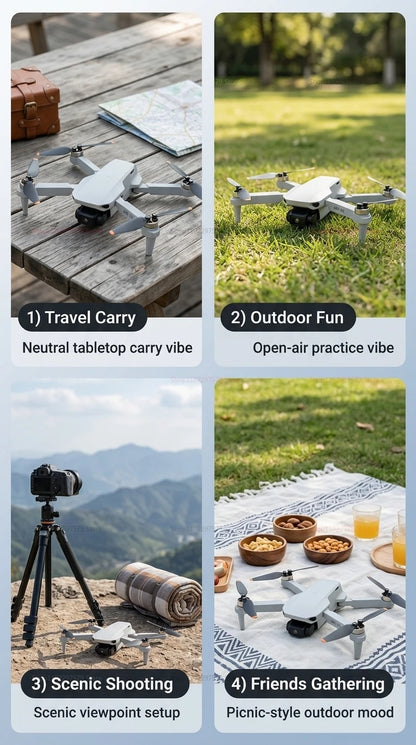 Mini Helicóptero RC Aeri 100 Drone 8K Profesional FPV con Cámara de Seguridad, Retorno Automático, UHD WiFi, Control Remoto, Juguete Volador para Niños