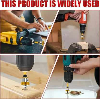 10/1x Screw Bits Plasterboard Magnetic Positioning Screwdriver Bits Hex Shank Drywall Extension Locating Batch Head Tools Parts