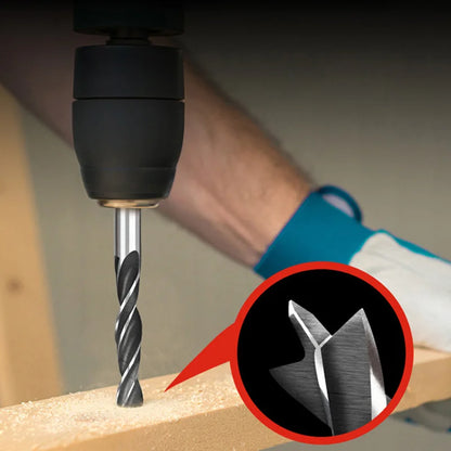3/5/7PCS 3/4/5/6/7/8/10mm 1/4 Hexagonal Handle Three Pointed Woodworking Drill Bit Set Woodworking Hole Reaming Power Tool