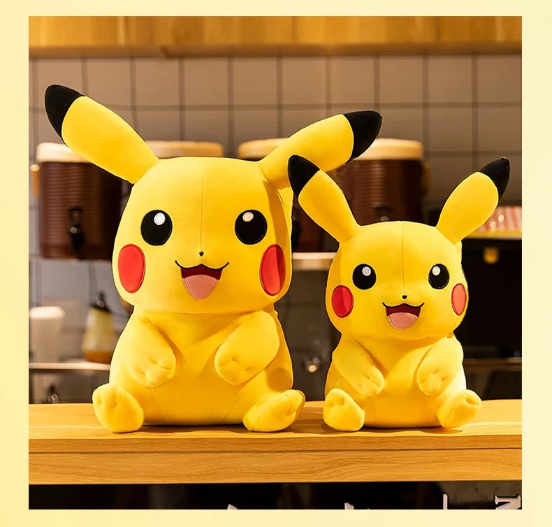 Pokemon Kawaii Pikachu lindos juguetes de peluche de alta calidad Anime tiro almohada cumpleaños regalo de Navidad para niños amigos niños niñas