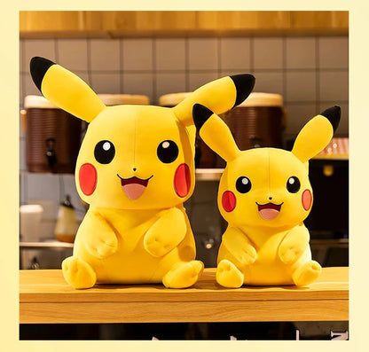 Pokemon Kawaii Pikachu lindos juguetes de peluche de alta calidad Anime tiro almohada cumpleaños regalo de Navidad para niños amigos niños niñas