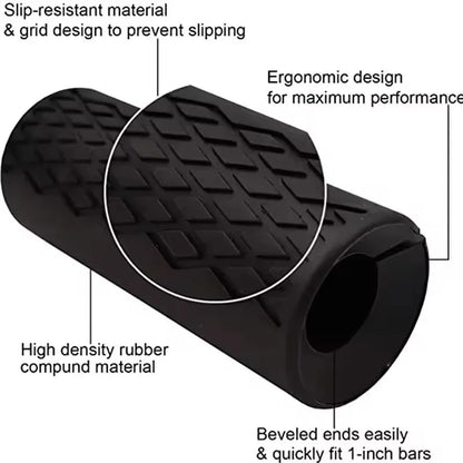 Grip Fat Bar Dumbbell Fat Barbell Grip Thick Bar Grips for Weightlifting Fitness Bar Handle Silicone Non-Slip Protective Pad