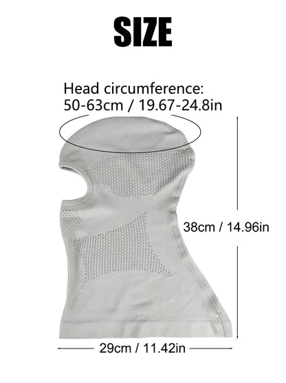 Winter Warm Balaclava Hat Unisex Elastic Breathable Cycling Full Face Mask Men Women Outdoor Sports Running Hiking Skiing Mask