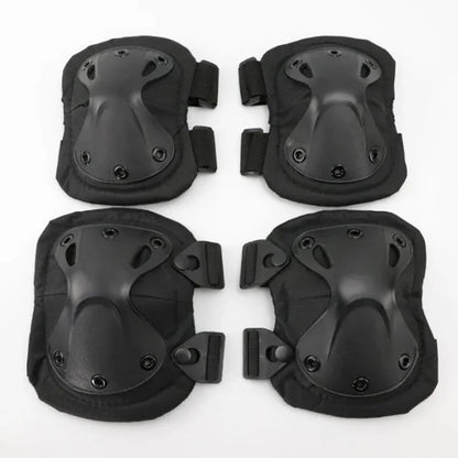 Outdoor Tactical Protective Gear Set Of 4 Knee Pads Elbow Pads For Outdoor Cycling Mountaineering And Hiking Protection Sports