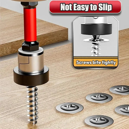 Magnetic Positioning S2 Screwdriver Bit,Drywall Screw for Plasterboard Gypsum Board Locating,1/4" Hex Shank Screw Batch Head PH2