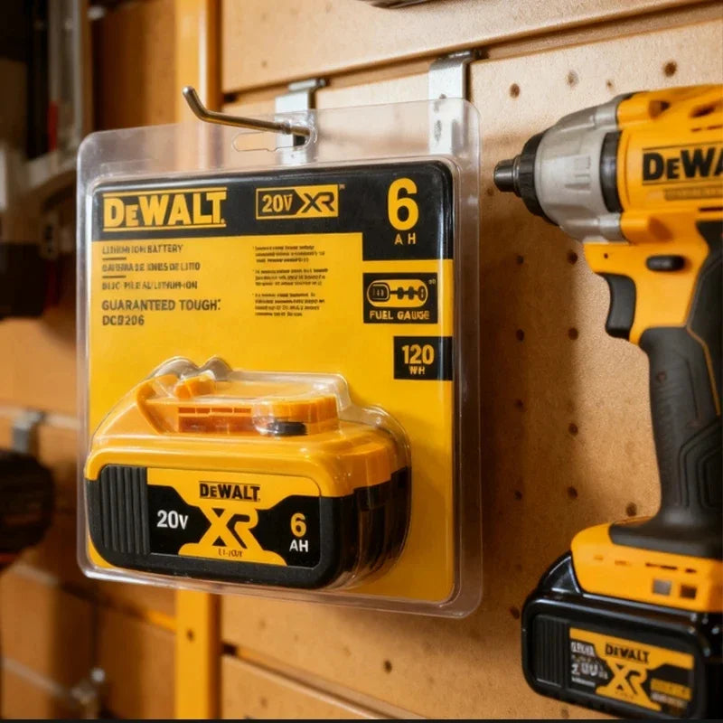 100% Original DEWALT 18V 20V 6.0Ah 5Ah, DCB206, DCB205 With Fast Charging, 20V Lithium Battery, 20V Dewalt Power Tool Battery