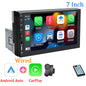 7“ Car Radio 1 Din Carplay Android Auto Multimedia Player HD Touch Screen FM AUX Input Bluetooth MirrorLink Universal Autoradio