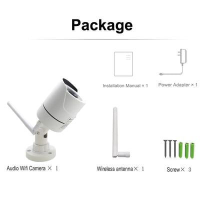 JIENUO-cámara IP inalámbrica de seguridad para exteriores, videocámara de 5MP, Audio HD, Cctv, impermeable, 1080P, visión nocturna, vigilancia Onvif, Wifi, cámara para el hogar, RTSP