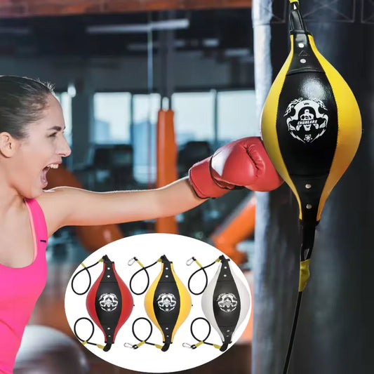 Balón de Boxeo para Entrenamiento de Velocidad de Reacción, Balones de Cuero PU para Entrenamiento, Balón de Velocidad Giratorio Colgante, Equipo Deportivo para Gimnasio en Casa