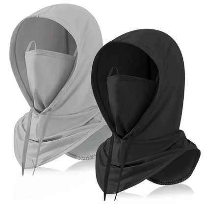 Outdoor Sports Sun Protection Balaclava, Breathable Full Face Mask, Long Neck Cover for Fishing, Cycling, Motorcycle, and Camping