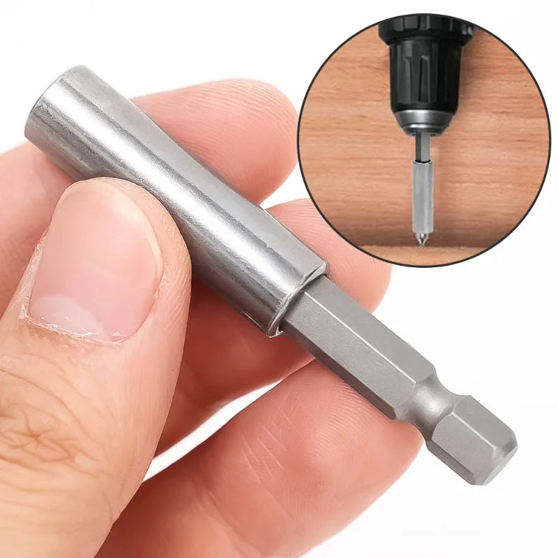 Extensión de destornillador magnético, mango Hexagonal, biela extendida, destornilladores de acero al carbono, soporte de brocas, herramientas eléctricas, 10/1 Uds.