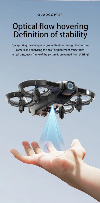 Dron Lenovo Z906 con Cámara Aérea 8K HD, Inteligente, con Sistema Anticolisión, Control Remoto con Pantalla Grande, Plegable, Motor sin Escobillas, GPS