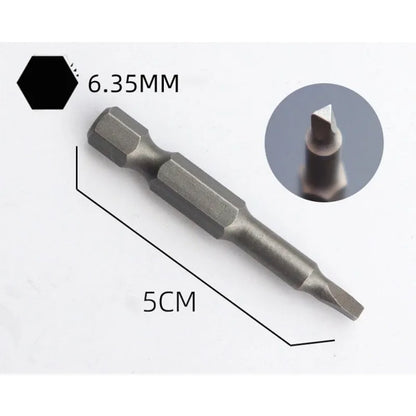 5pcs/set  Special Shaped Screwdriver Set 50mm U-shaped Y-Type Triangle Inner Cross Three Points Screwdriver Bit Tool