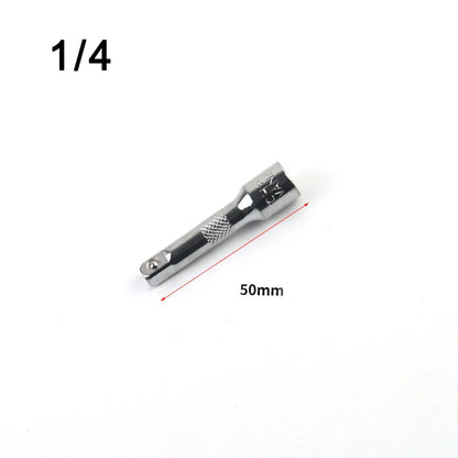 1/4" 3/8" 1/2" Socket Ratchet Wrench Extension Bar 50/75/100/125/150/250mm Long Bar Steering Sleeve Connecting Rod Accessories