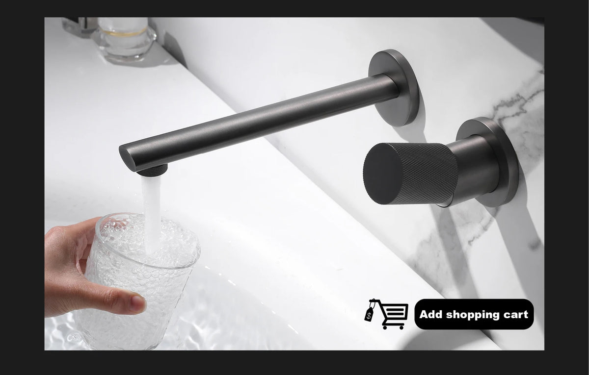 White Intelligent Brass Bathroom Faucet, Induction Design with LED Temperature Display, Single-Hole Single-Handle Hot and Cold Basin Tap