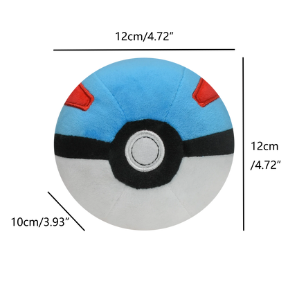 Master Ball Great Ball Ultra Ball Poké Ball juguetes de peluche animales de peluche suaves mochila de dibujos animados colgante decoración juguete cumpleaños