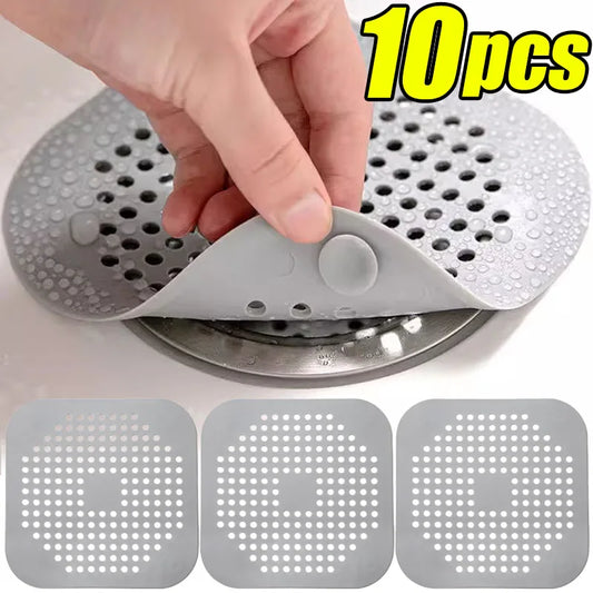 Kitchen Sink Silicone Drain Stopper, Bathroom Floor Bathtub Water Filter, Home Accessories, Shower Drain Hair Catcher, Sink Strainer
