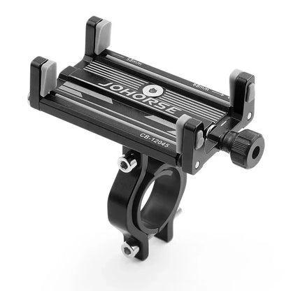 CNC Four-Claw Bike Phone Holder, Scalable Aluminum Alloy Bracket for Motorcycle and Electric Bicycle Smartphone Mount