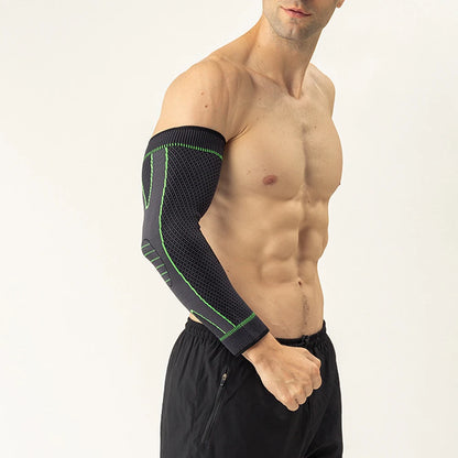 1PCS Sports Arm Compression Sleeve Anti-Slip Elbow Support for Men and Women Cycling Basketball Football Volleyball Baseball Tennis Golf