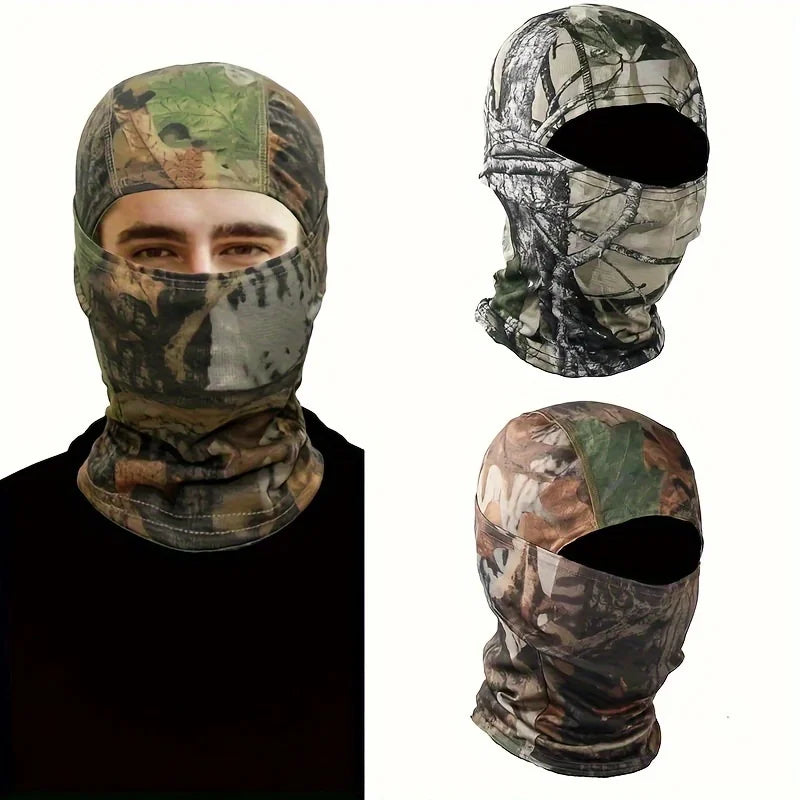 Balaclava Headgear Full Face Masks Sun Shield Face Cover Hoods For Men Women Hunting Sports Tactical Outdoor Camouflage Mask