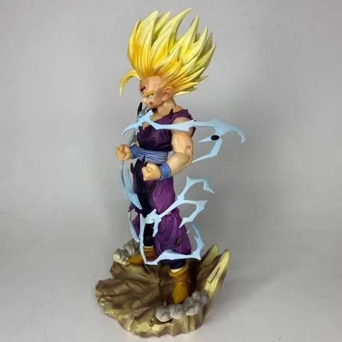 Figura de acción de Bz Dragon Ball Super Saiyan 2 Gohan, estatua coleccionable de Anime, adorno de escritorio, modelo de Pvc para coleccionistas de Anime