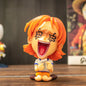 Figura de acción de anime de One Piece de 9 cm, modelo de colección, muñeco, regalos de One Piece, Luffy, Zoro, Nami, periféricos de anime de One Piece