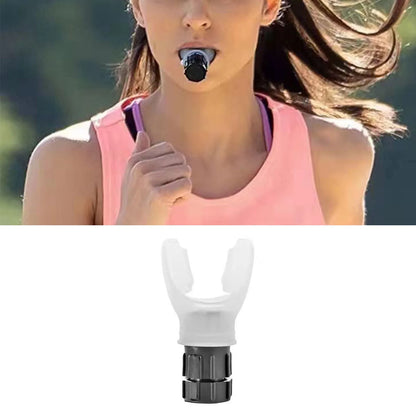 Lung Exerciser Expander Device Easy To Clean Lung Capacity Training Device Adjustable Resistance Portable ABS for Fitness