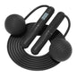 2-in-1 Smart Digital Weighted Jump Rope with LED Display Counter Cordless Skipping Rope Adjustable PVC Steel Wire Anti-Slip Handle for Adult Indoor Outdoor Cardio Workout Home Gym Fitness Training Portable Exercise Equipment