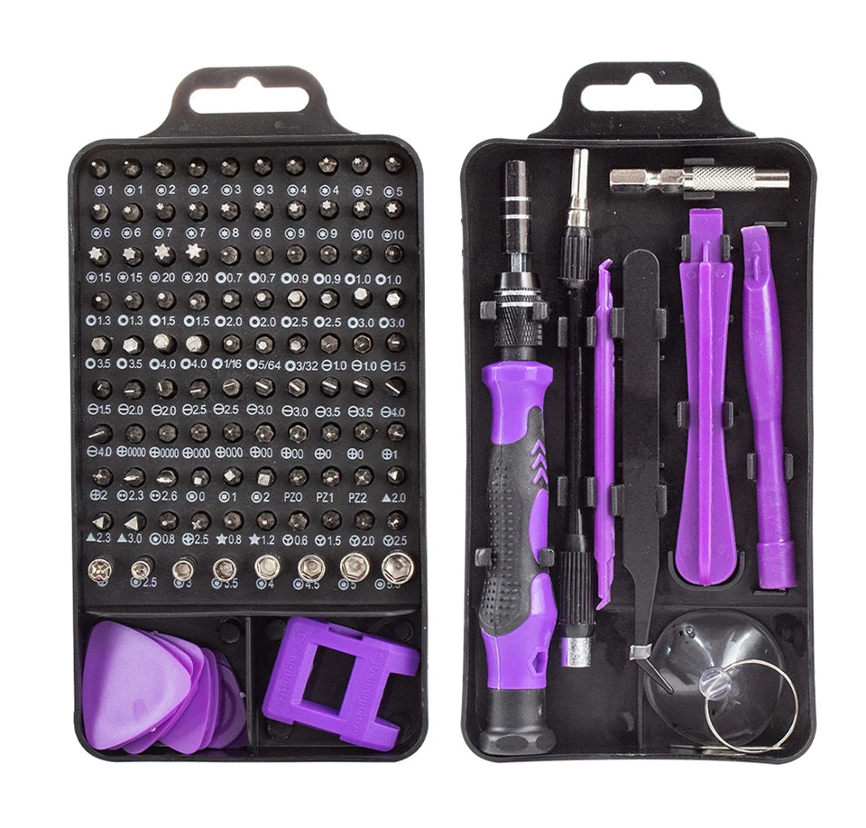115-in-1 Magnetic Screwdriver Bit Kit, Torx Phillips Screwdriver Set with Removal Wrench, Repair Hand Tools for Phone & PC