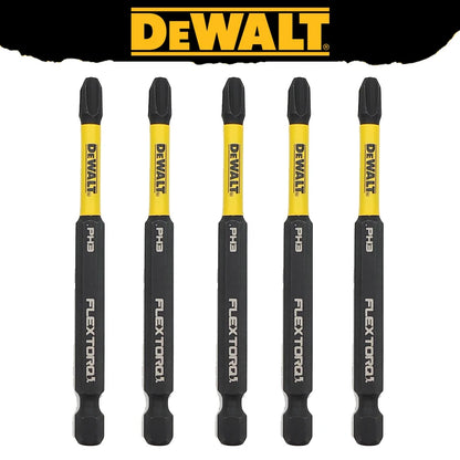 DEWALT Original PH2/PH3/SL8 Bits DWASLVMF2 DWA2PH2SL Hexagonal Sleeve Magnetic Ring Medium Small Box Set Tool Attachments