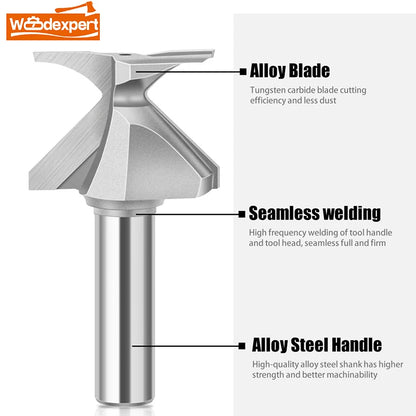 Arc Bending Integrated Router Bit R10 R18 R30 R50 Radius Forming Cutter for Wood Door Wall Panel Cabinet MDF Plywood Woodworking