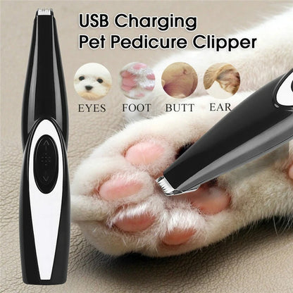 Electric Pet Clipper Grooming Kit for Dogs, Rechargeable Trimmer for Cat Hair Removal, Professional Grooming Set