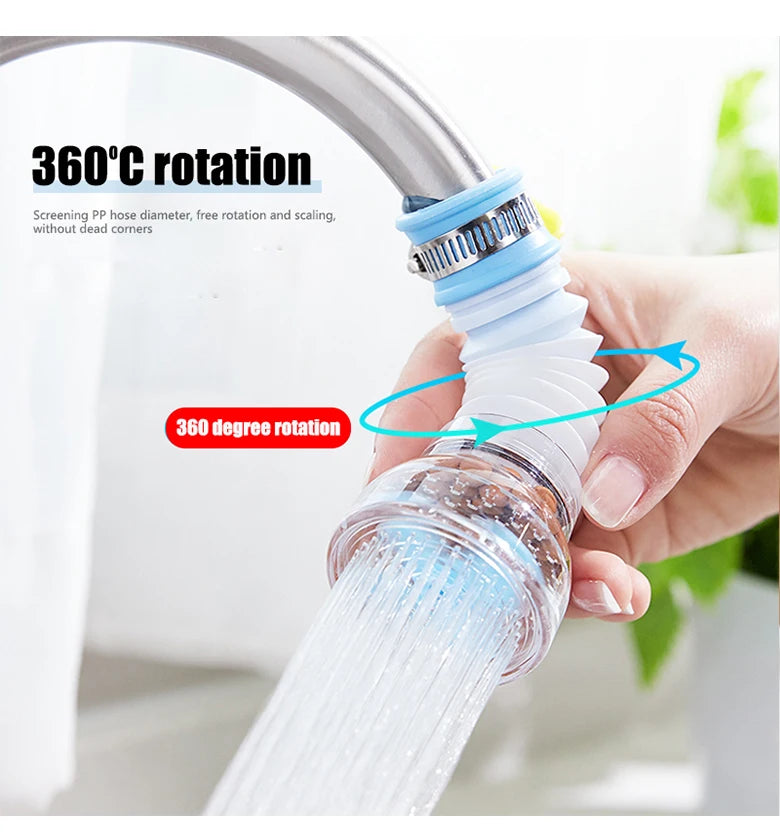 Universal 360° Rotating Faucet Aerator Swivel Water Saving Nozzle Kitchen Sink Faucet Attachment Accessories