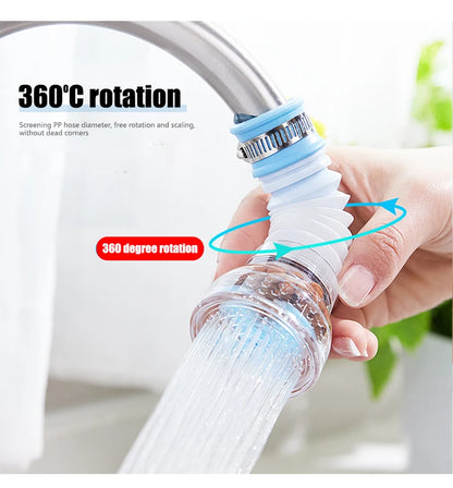 Universal 360° Rotating Faucet Aerator Swivel Water Saving Nozzle Kitchen Sink Faucet Attachment Accessories