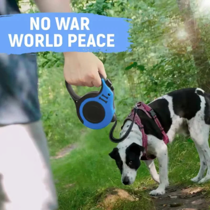 Automatic Retractable Dog Leash 3m/5m Nylon Lead for Small Dogs Durable Puppy Traction Rope for Outdoor Travel Walking Hiking