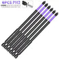 5/12Pcs Magnetic Screwdriver Bits Set Non-slip Shockproof Phillips Impact Hex Shank Alloy Steel for Power Tools