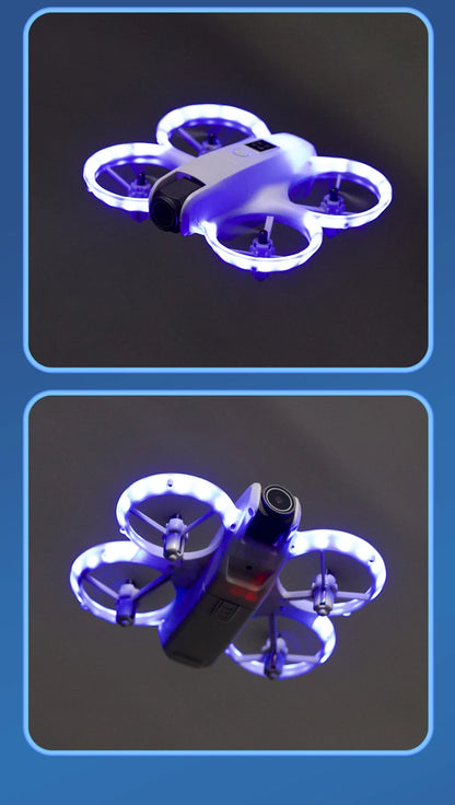 Mini Dron H135 4K Profesional con Cámara Dual, Modo Sin Cabeza, Evitación de Obstáculos, WiFi FPV, Dron 360 °   Helicóptero de Juguete RC Quadcopter