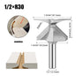 Arc Bending Integrated Router Bit R10 R18 R30 R50 Radius Forming Cutter for Wood Door Wall Panel Cabinet MDF Plywood Woodworking