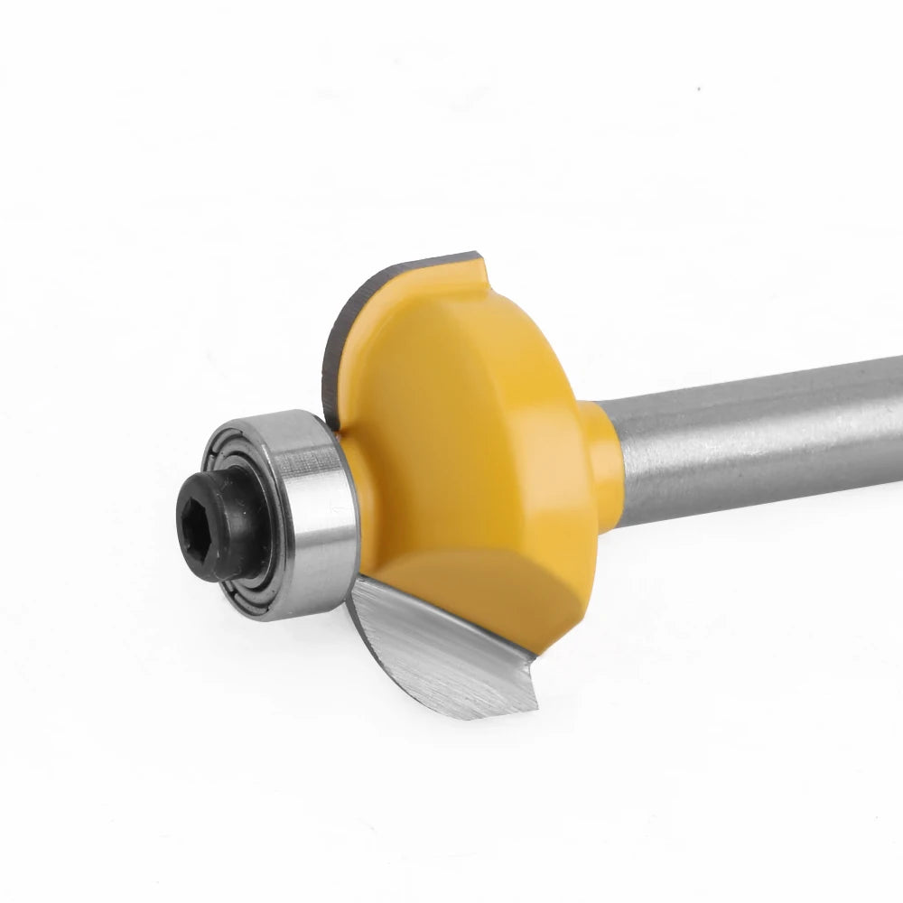 1pc 6mm Shank Router Bit Straight T Bit V Flush Trimming Cleaning Round Corner Cove Box Bits Milling Cutter For Wood MC06010